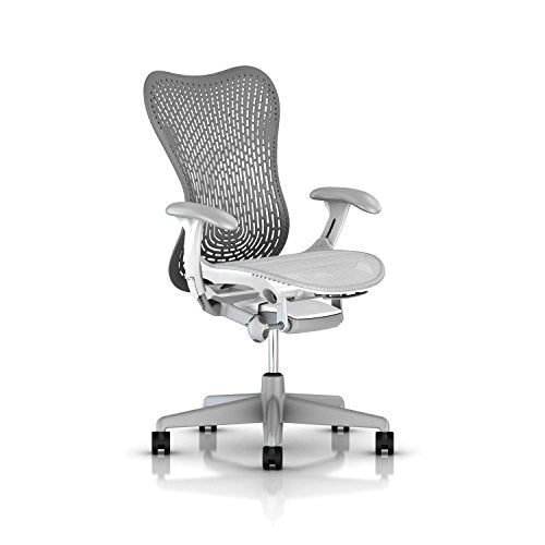 Slate Grey Ergonomic Office Chair with Adjustable Arms T1421
