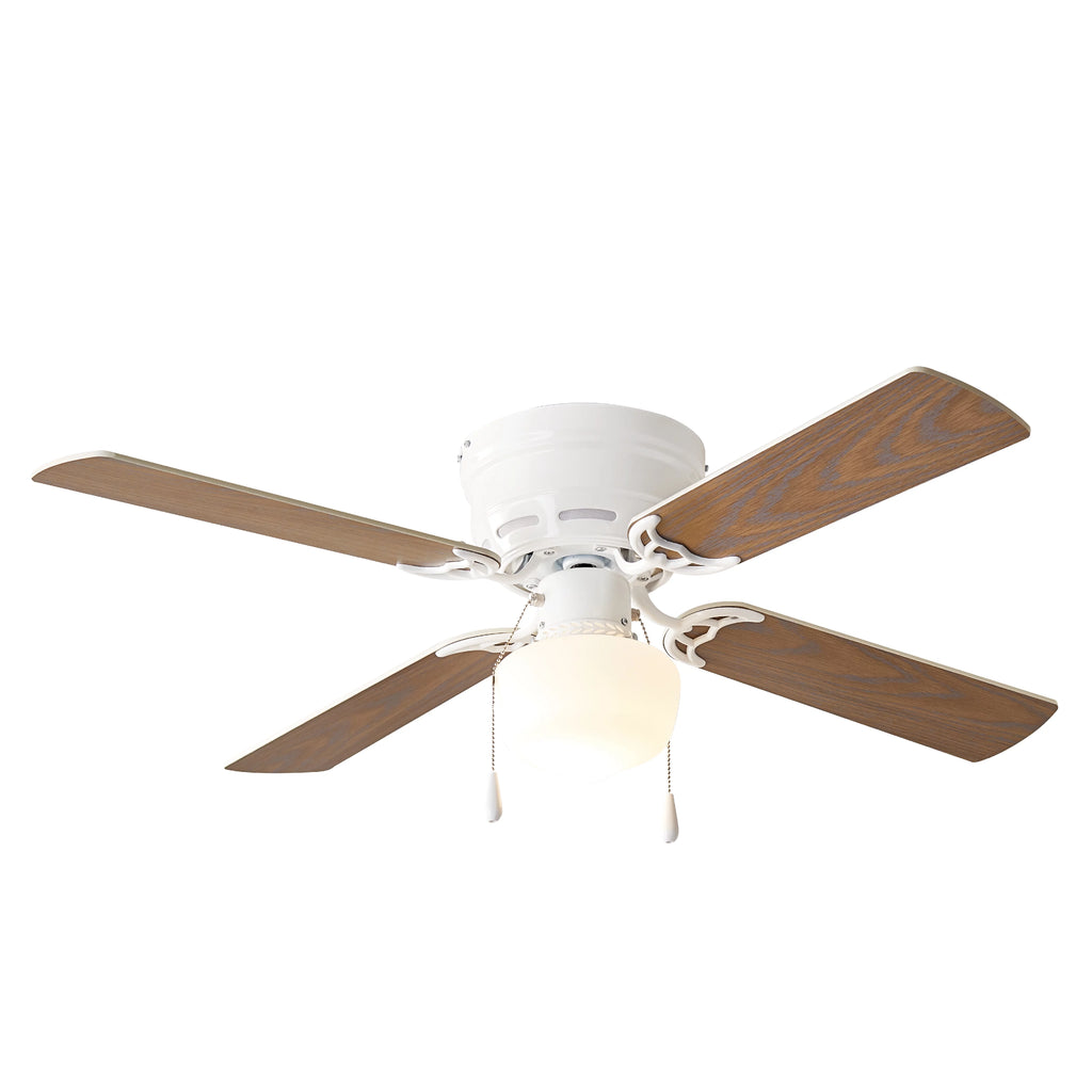 White 4 Blades LED Ceiling Fan Q28666