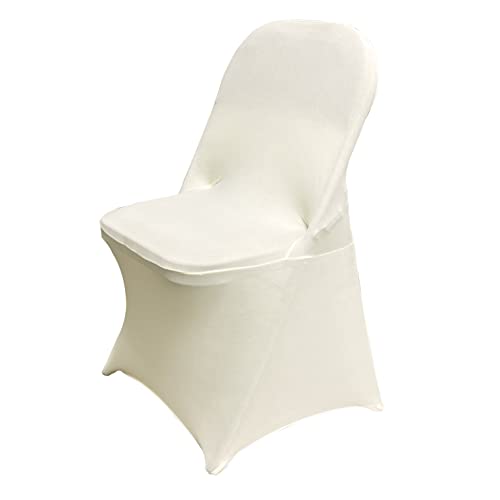 100 PCS Black Stretch Spandex Folding Chair Covers Z7836