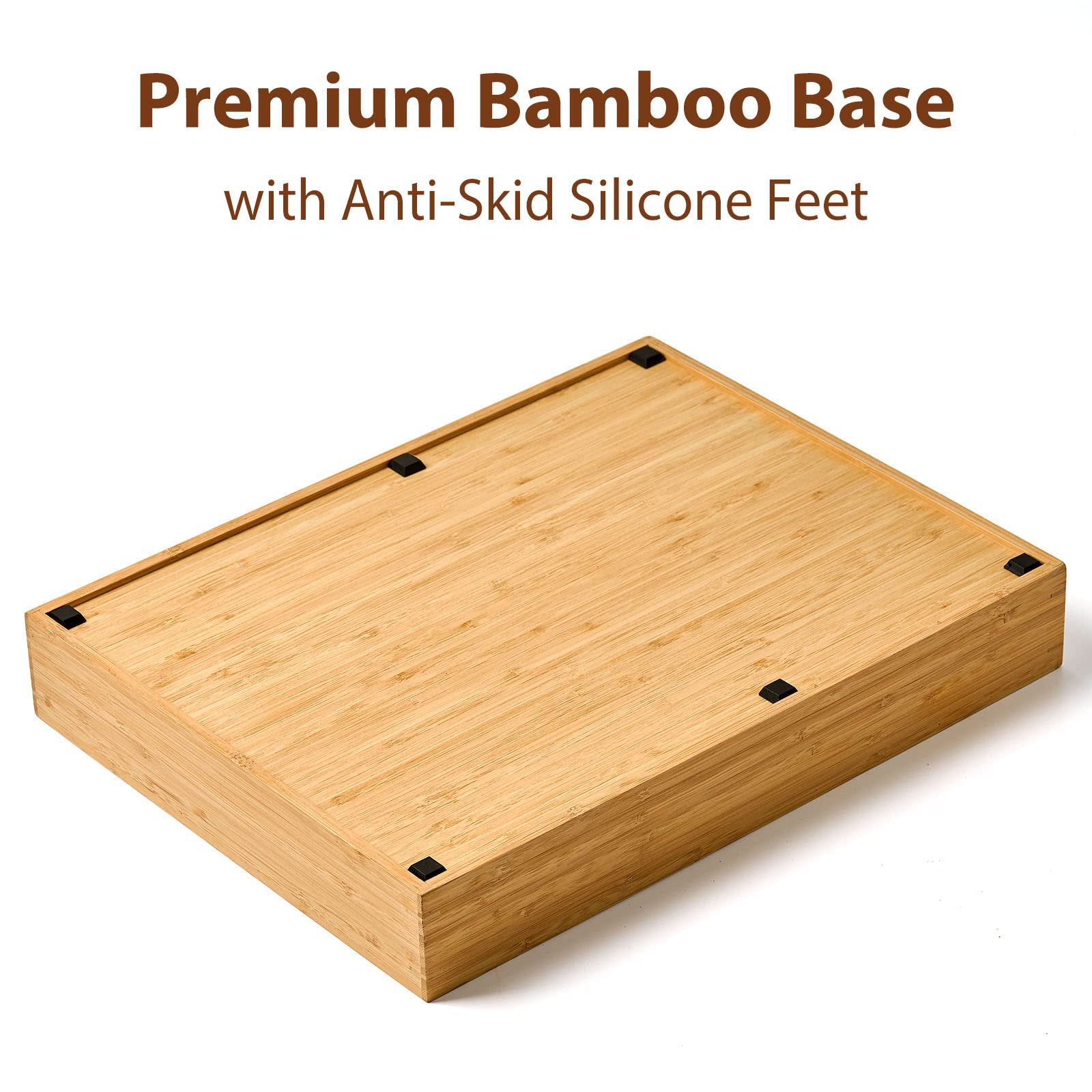 7-Slot Bamboo Kitchen Utensil Tray G830