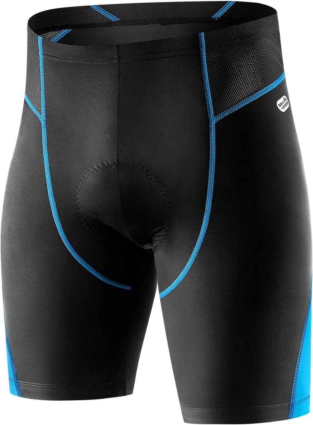 3D Padded Blue Cycling Shorts L6516
