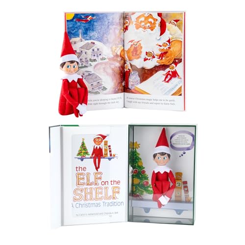 Boy Scout Elf with Blue Eyes Storybook Keepsake Box Adoption Certificate C89638
