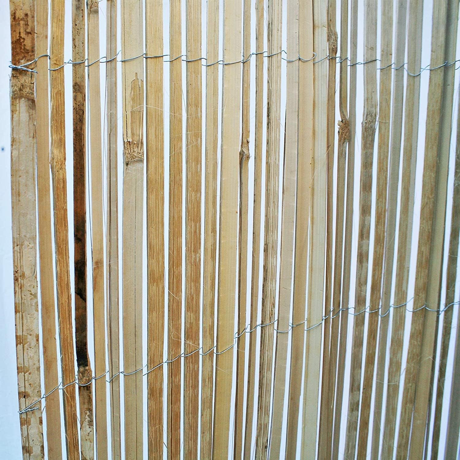 Natural Split Rolled Bamboo Fence Panel 6 ft H x 6 ft L K706904