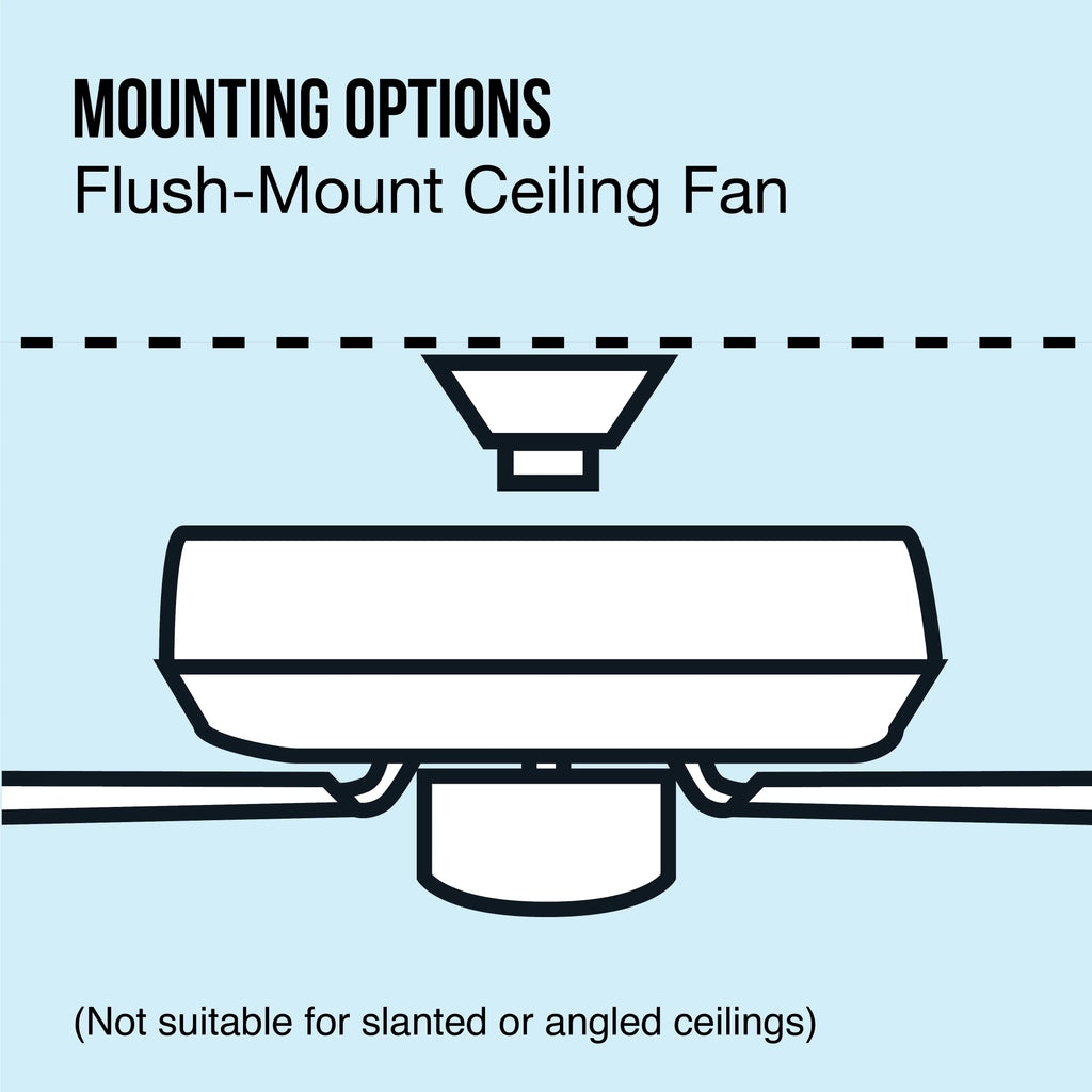 White 4 Blades LED Ceiling Fan Q28666