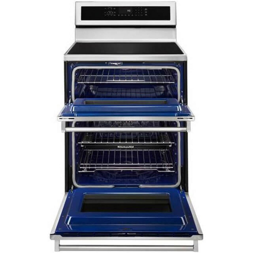 Stainless Steel 6.7 Cu. Ft. Induction Double Oven Convection Range N4625