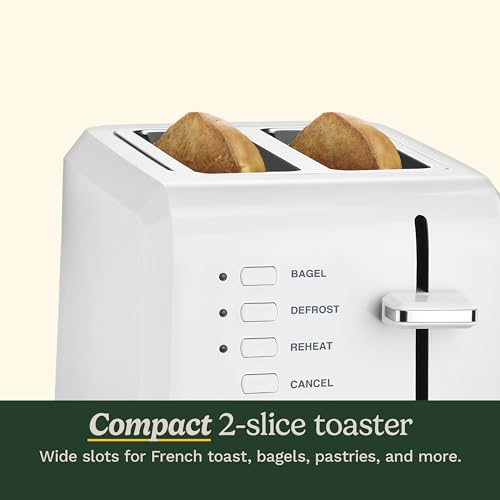 2-Slice Compact Plastic Toaster N4979
