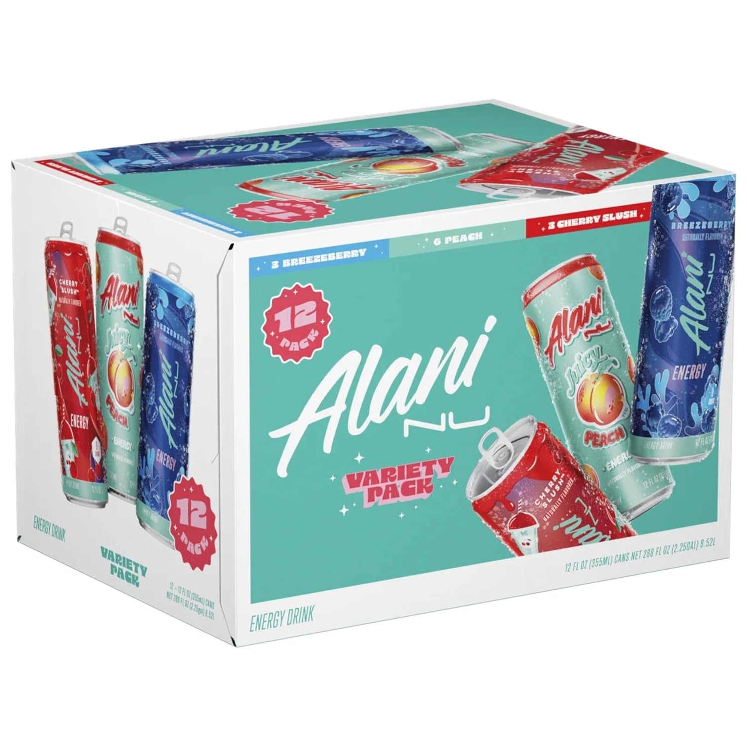 12-Pack 12oz Cans Energy Drink Variety Pack Q165260