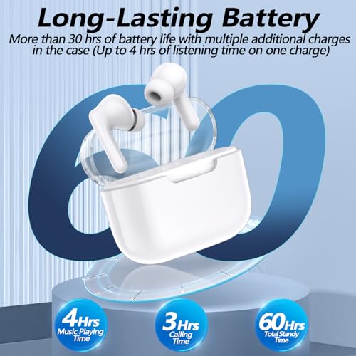 Wireless Earbuds Bluetooth 5.3 Headphones with Microphone Black O9166