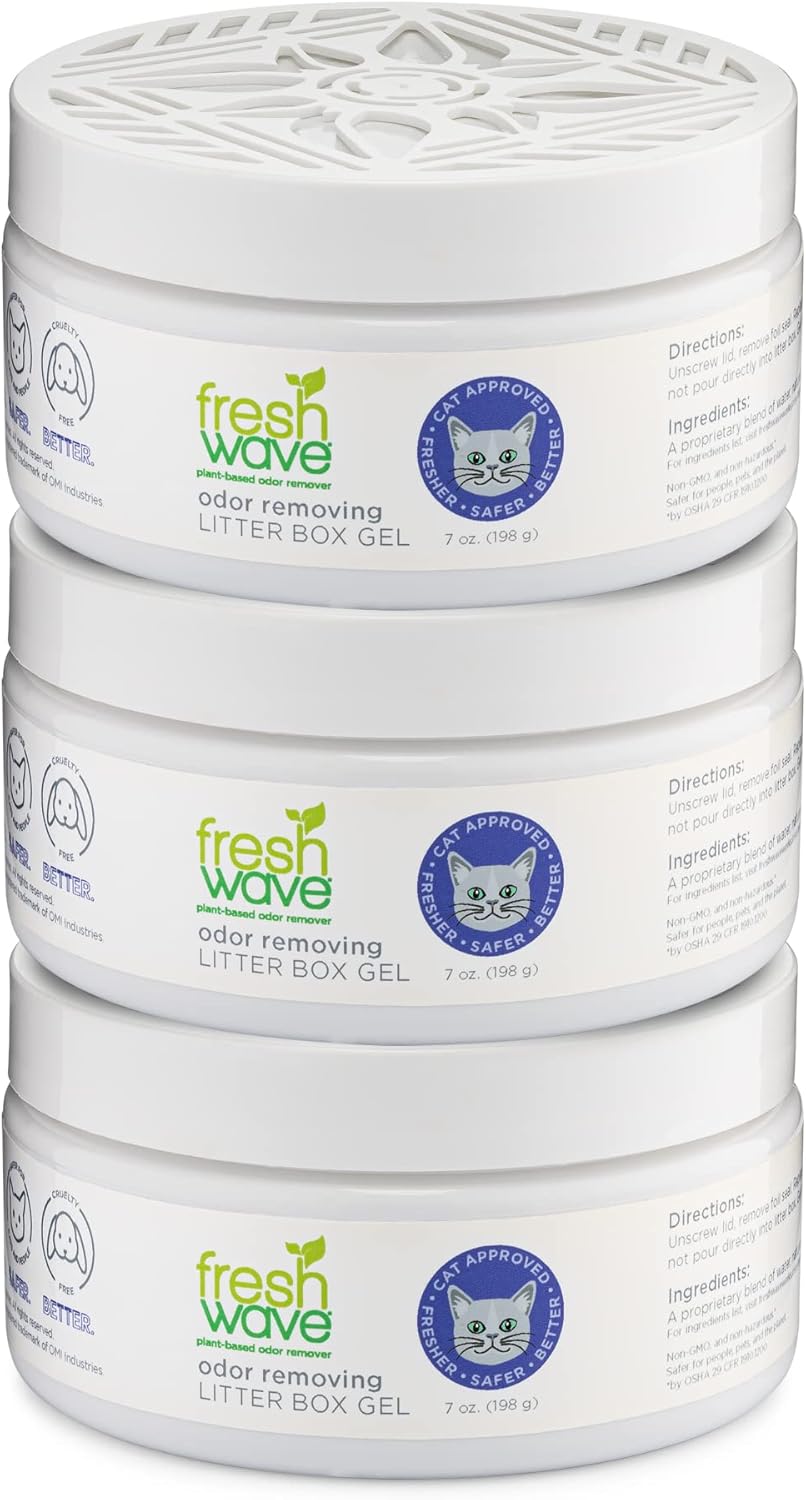3 7 oz. Odor Removing Litter Box Gels Z874235