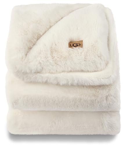 Charcoal Dark Grey 50-inch x 70-inch Faux Fur Throw Blanket A155215