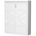 White Twin Size Murphy Wall Bed W88900