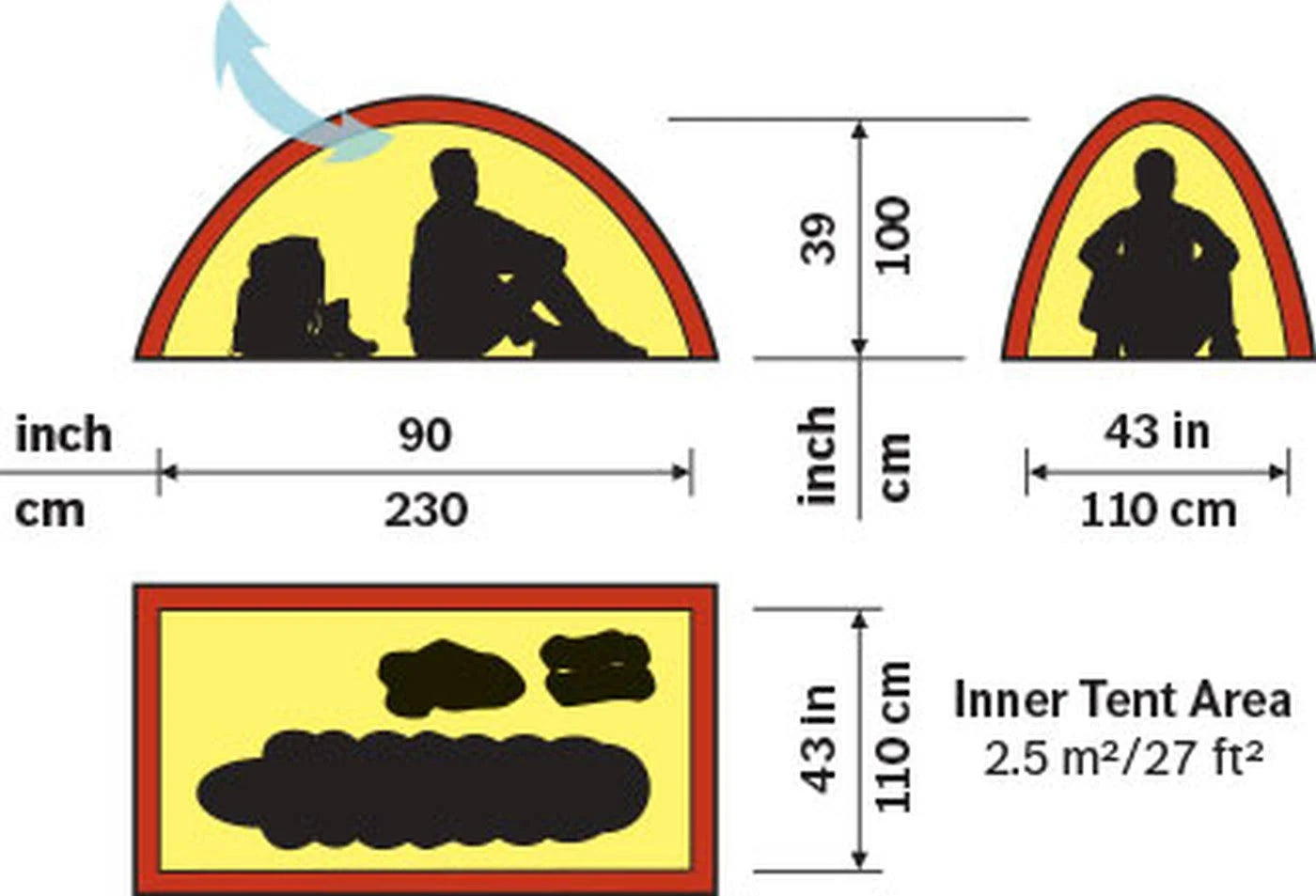 1 Person Tent V4706