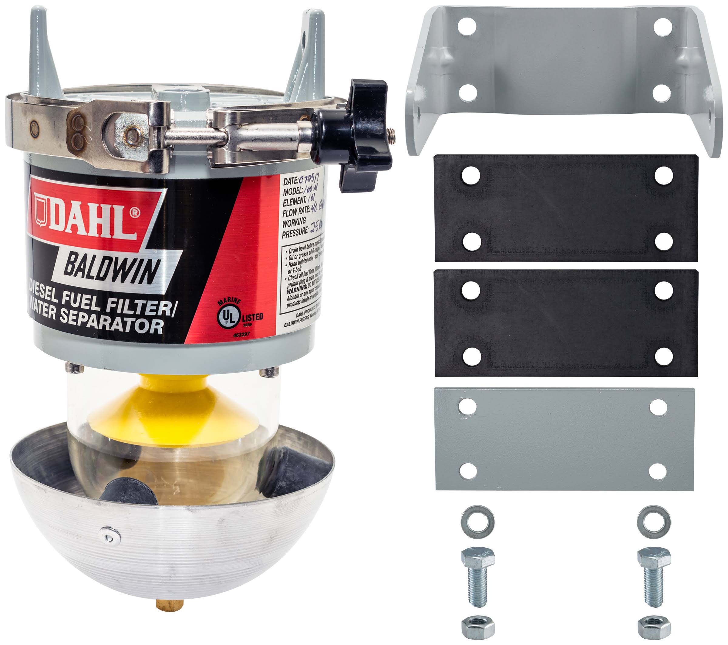 Fuel/Water Separator Unit, 5-1/2x12-1/2In G5913