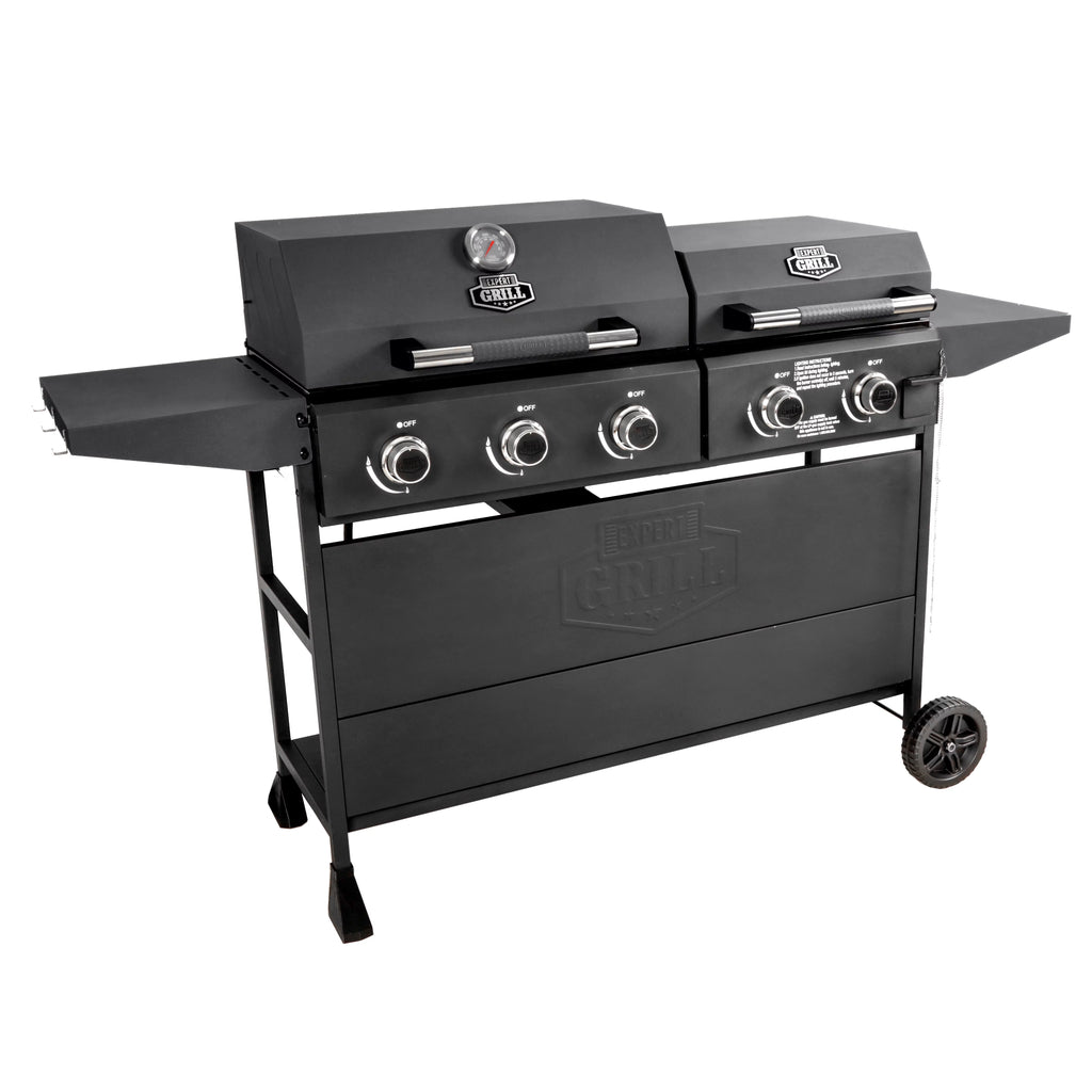 Black 5 Burner Propane Gas Grill and Griddle G255