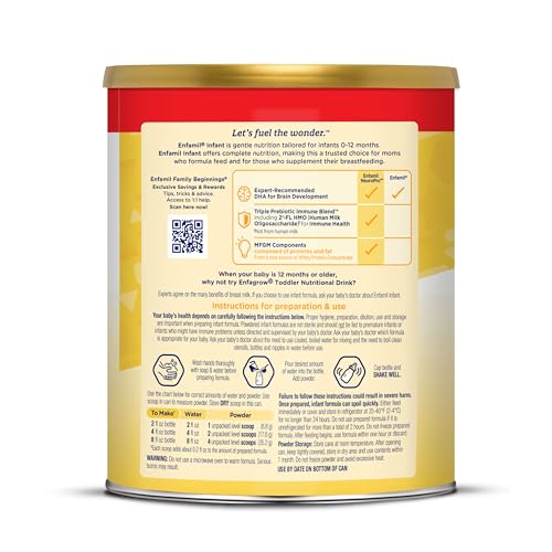 Milk-based Baby Formula Powder Can, 21.1 Oz (Pack of 4) O5301