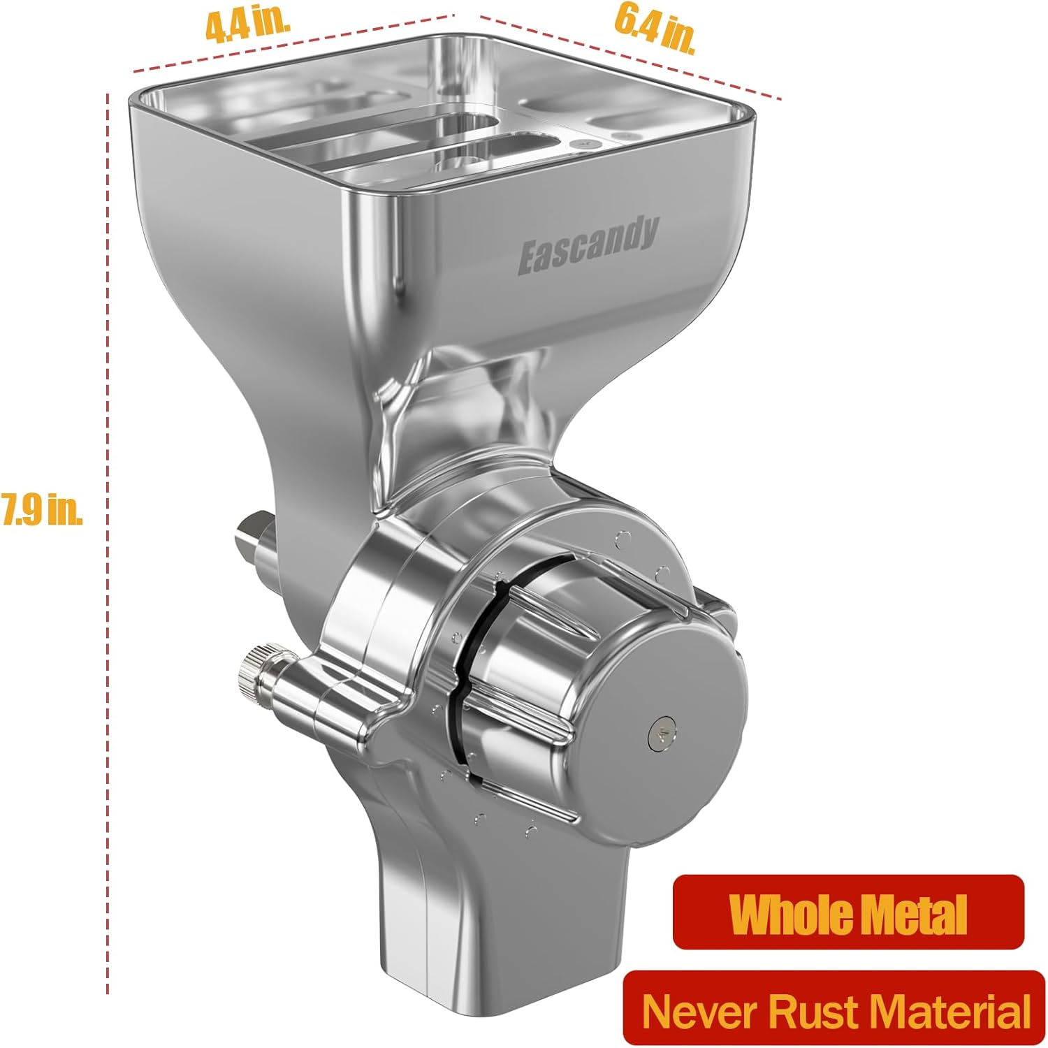 All Metal Grain Mill Attachment for KitchenAid Stand Mixer V78602