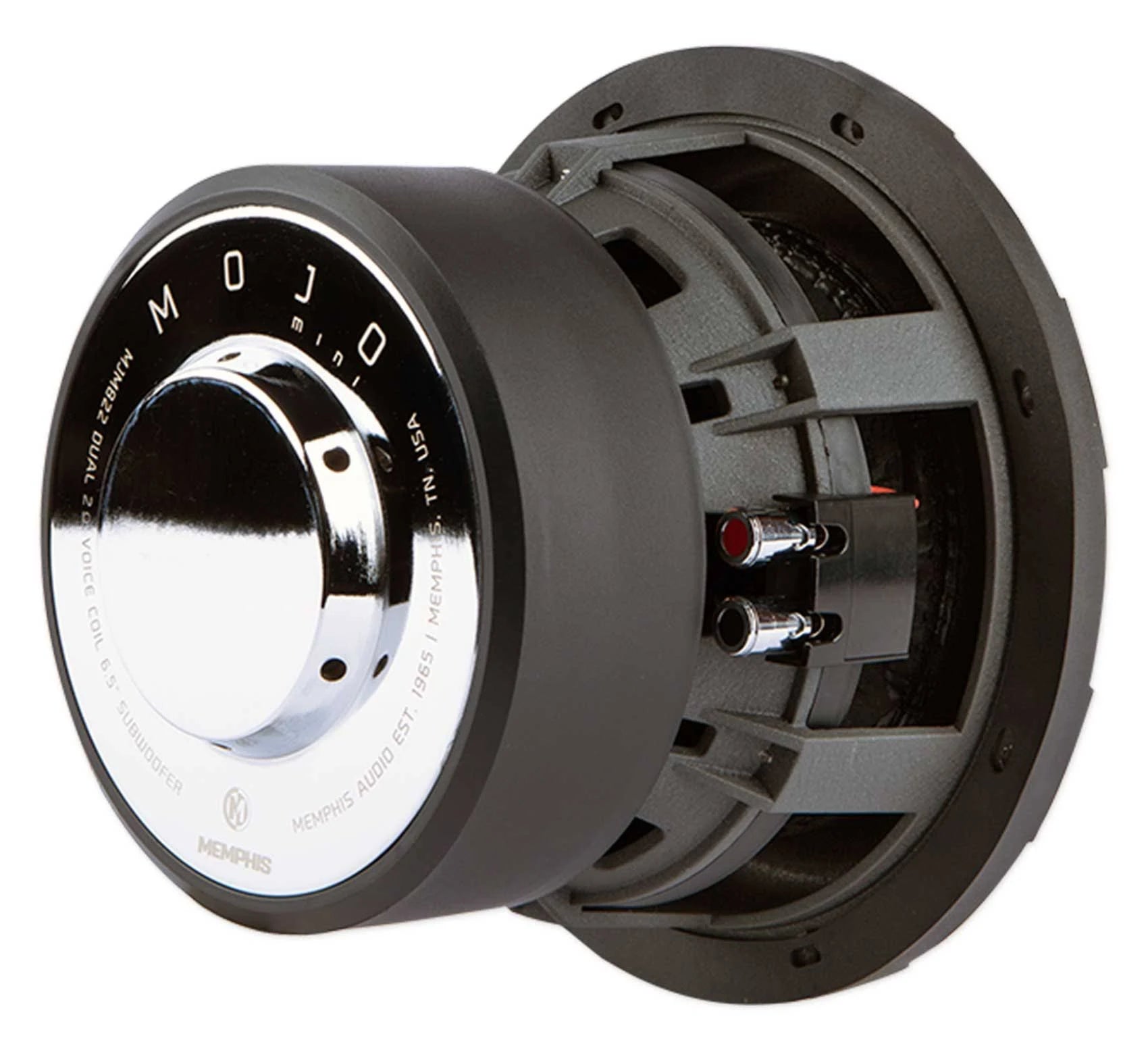 6.5 inch Dual-Voice-Coil 4-Ohm Subwoofer Black I22789