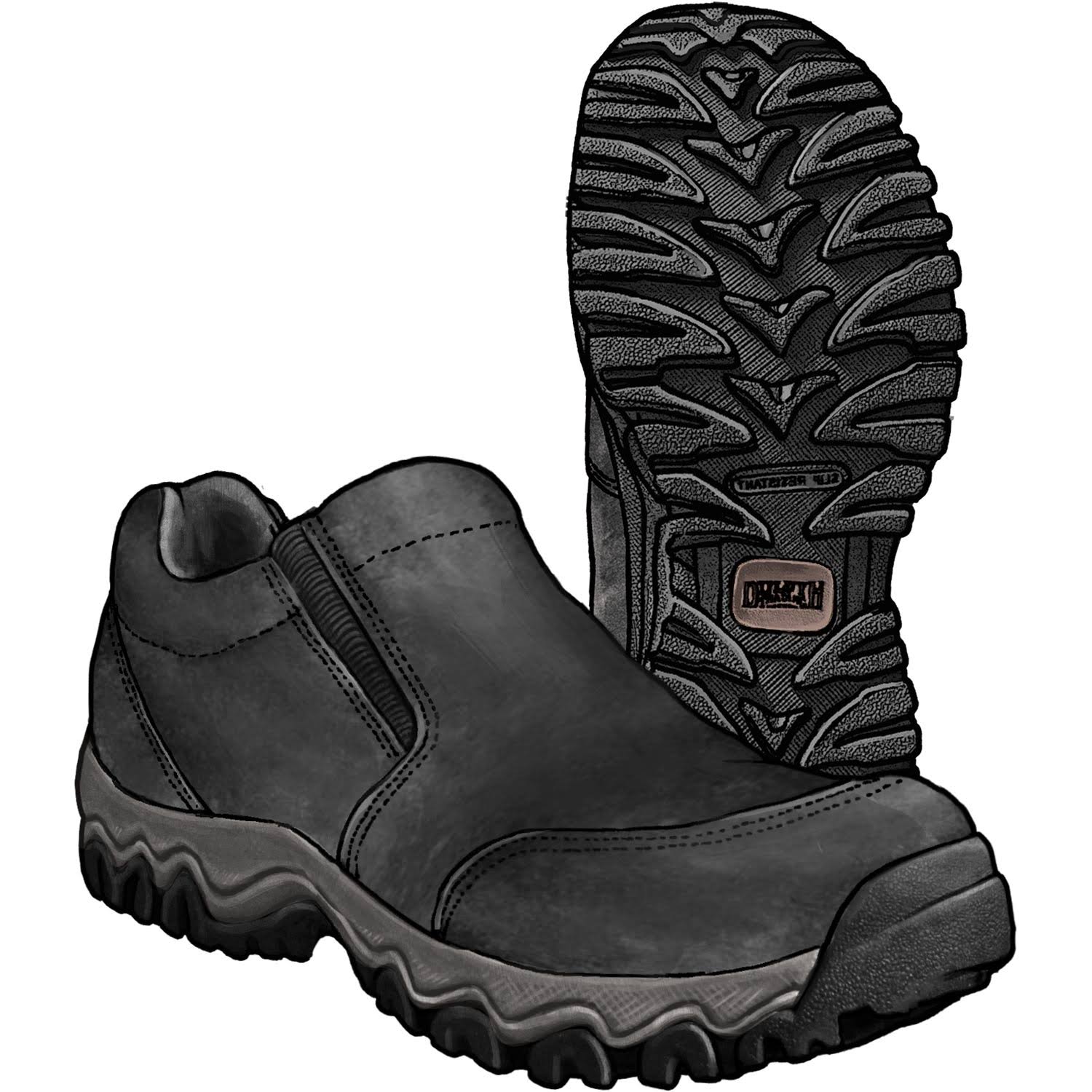 Men's Wild Boar Leather Mocs B658