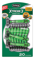 20 Count Flexible Blades Razors with Aloe V361895