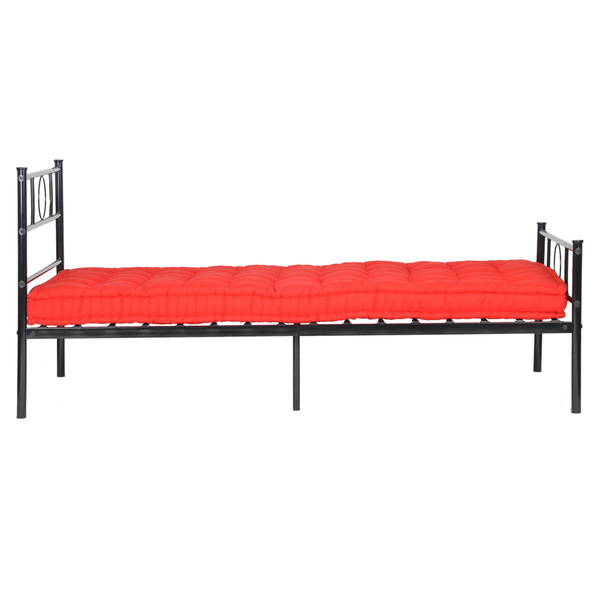 Black Metal Single Bed Frame Q911673