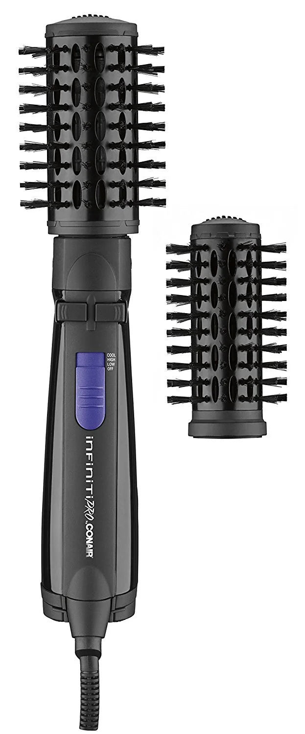 Black Hot Air Brush with 2 Inch and 1.5 Inch Brushes P31339