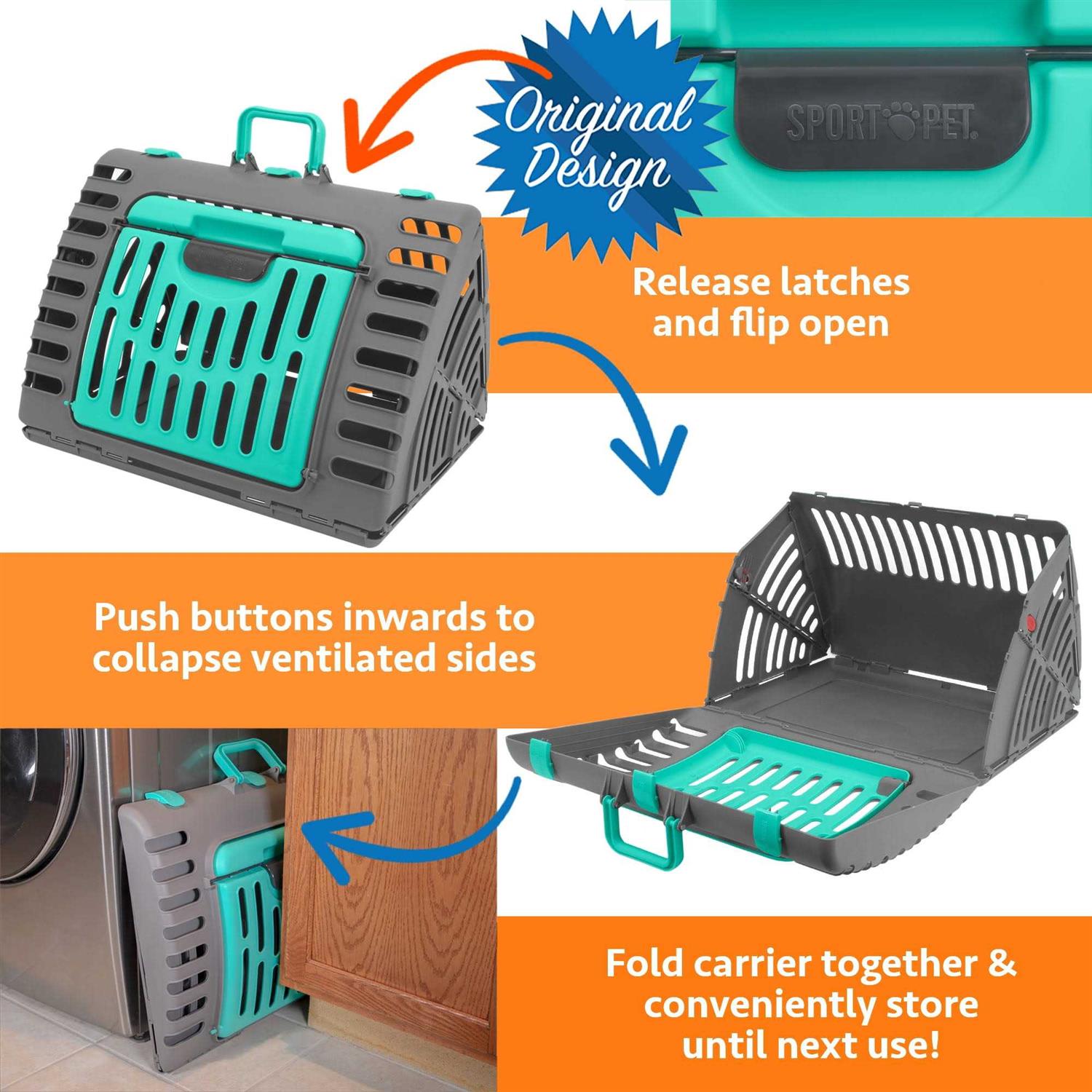 X-Large Foldable Travel Cat Carrier F982407