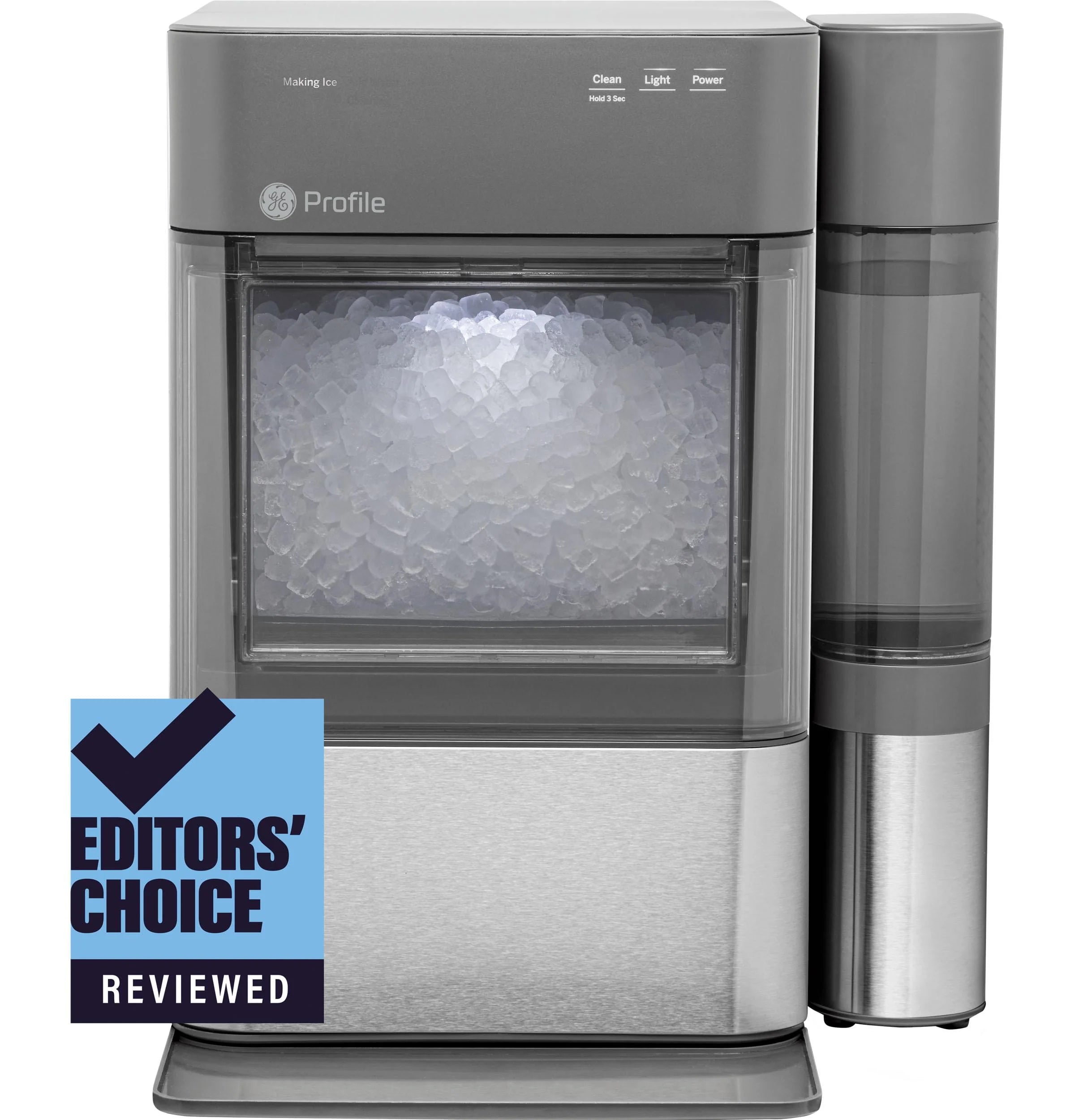 Black Stainless Countertop Nugget Ice Maker W33660