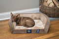 Small Brown Gel Memory Foam Dog Bed Z155578