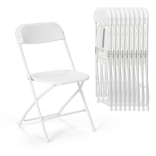 White Plastic Folding Chair D781945