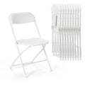 White Plastic Folding Chair D781945