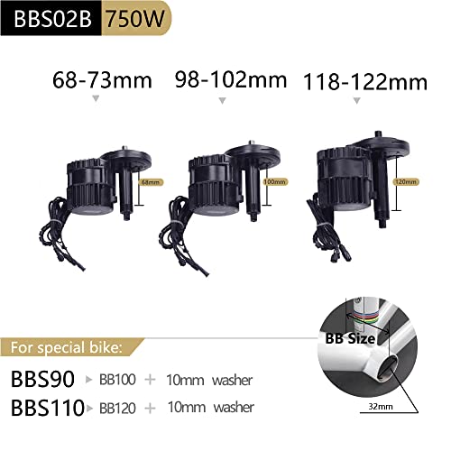 48V 750W Mid Drive Kit Motor for Electric Bike Conversion Kit C265
