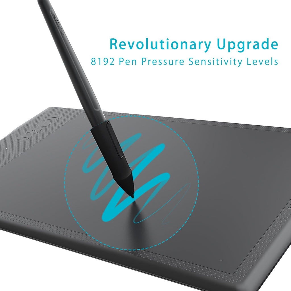 Wireless Graphic Drawing Tablet with 8192 Pressure Sensitivity, 11 x 6.87 inches N49230