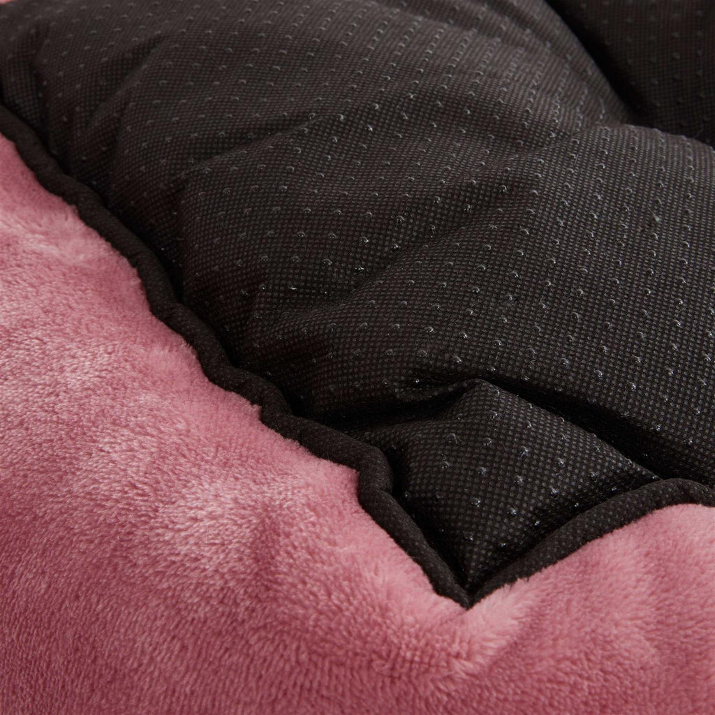 Mauve Rectangle Lounger Cat Bed H399001