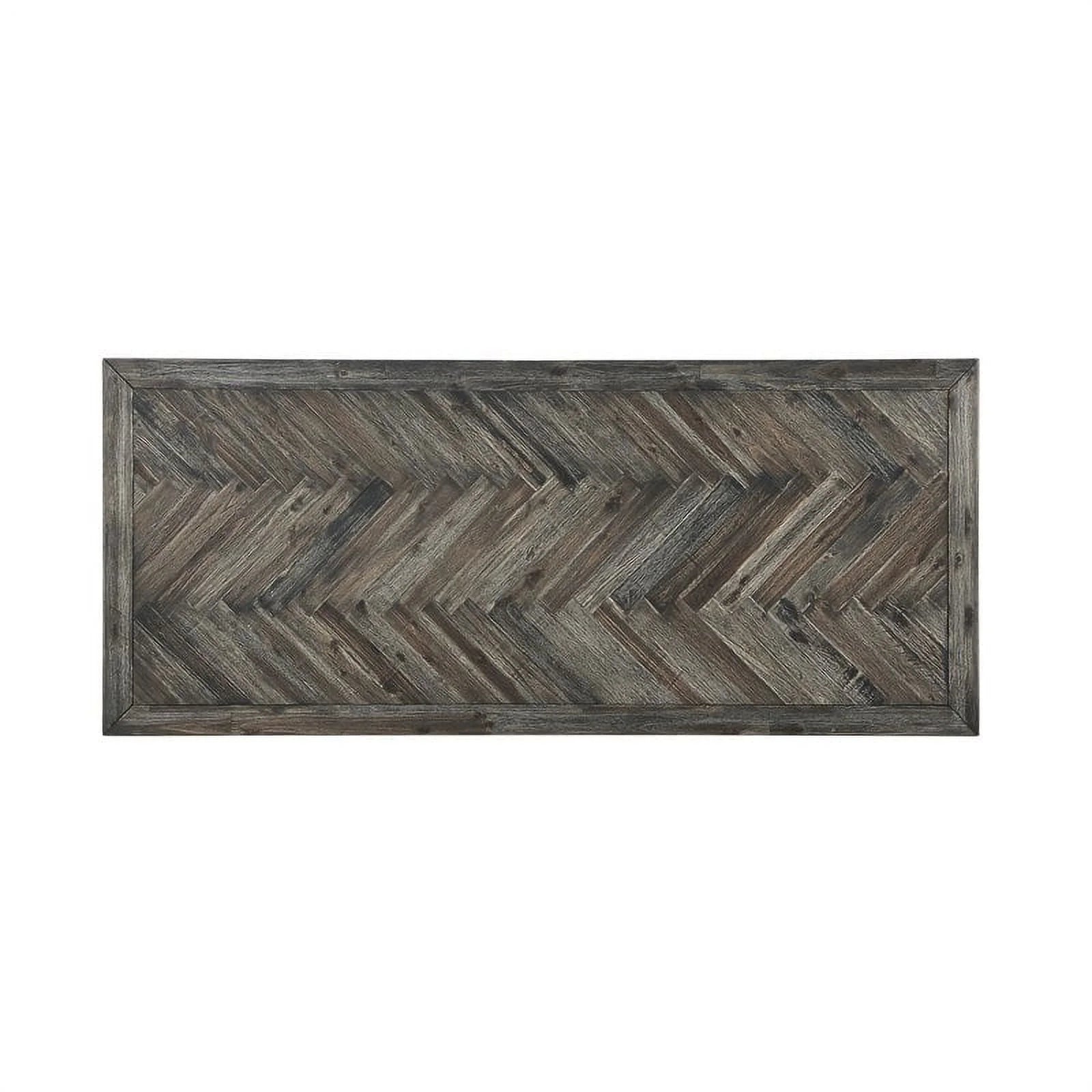Wood Herringbone Counter Height Dining Table P33222