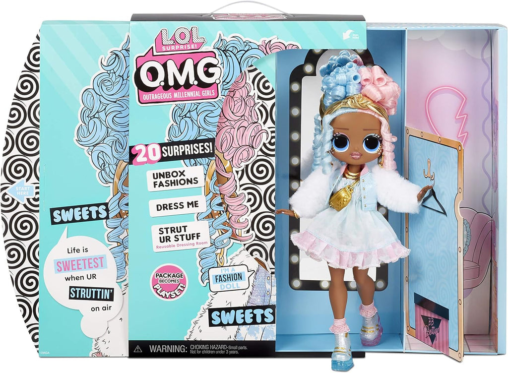 Multicolor Fashion Doll Set with 20 Surprises K220635