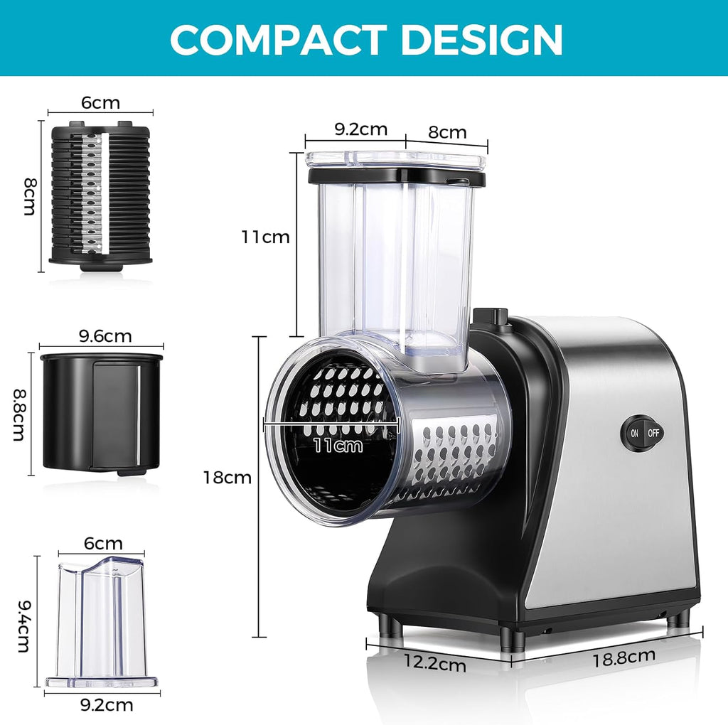 250W Electric Cheese Grater Slicer Shredder U618664