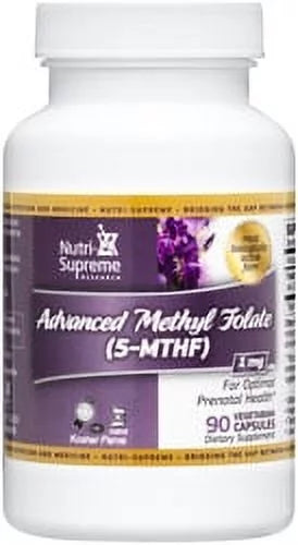 90 Vegetarian Capsules Methyl Folate K512