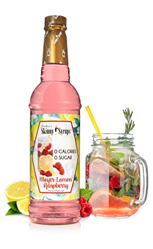 Sugar Free Peach Bellini Mix and Meyer's Lemon Raspberry Syrup Bundle (32 Fl Oz, 25.4 Fl Oz) N570