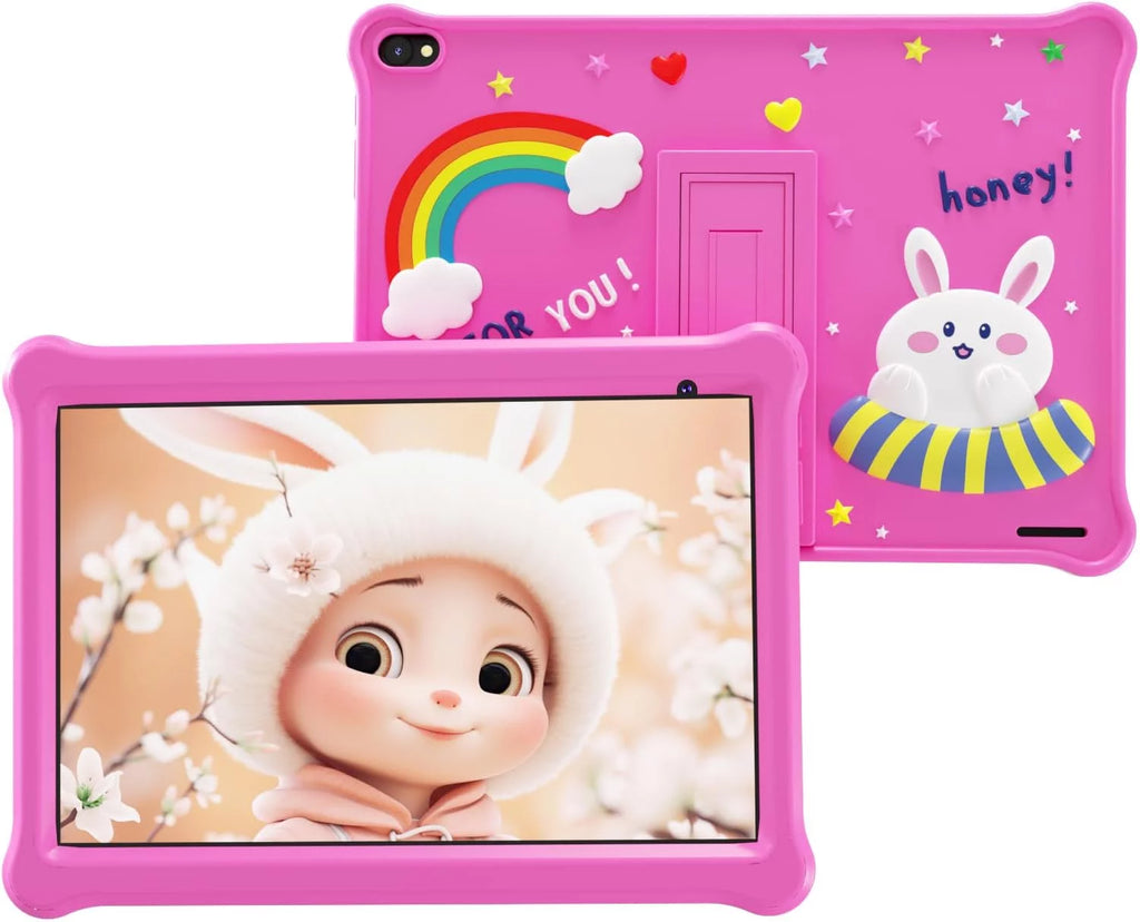 Pink 10 inch Android Tablet with Case S3112