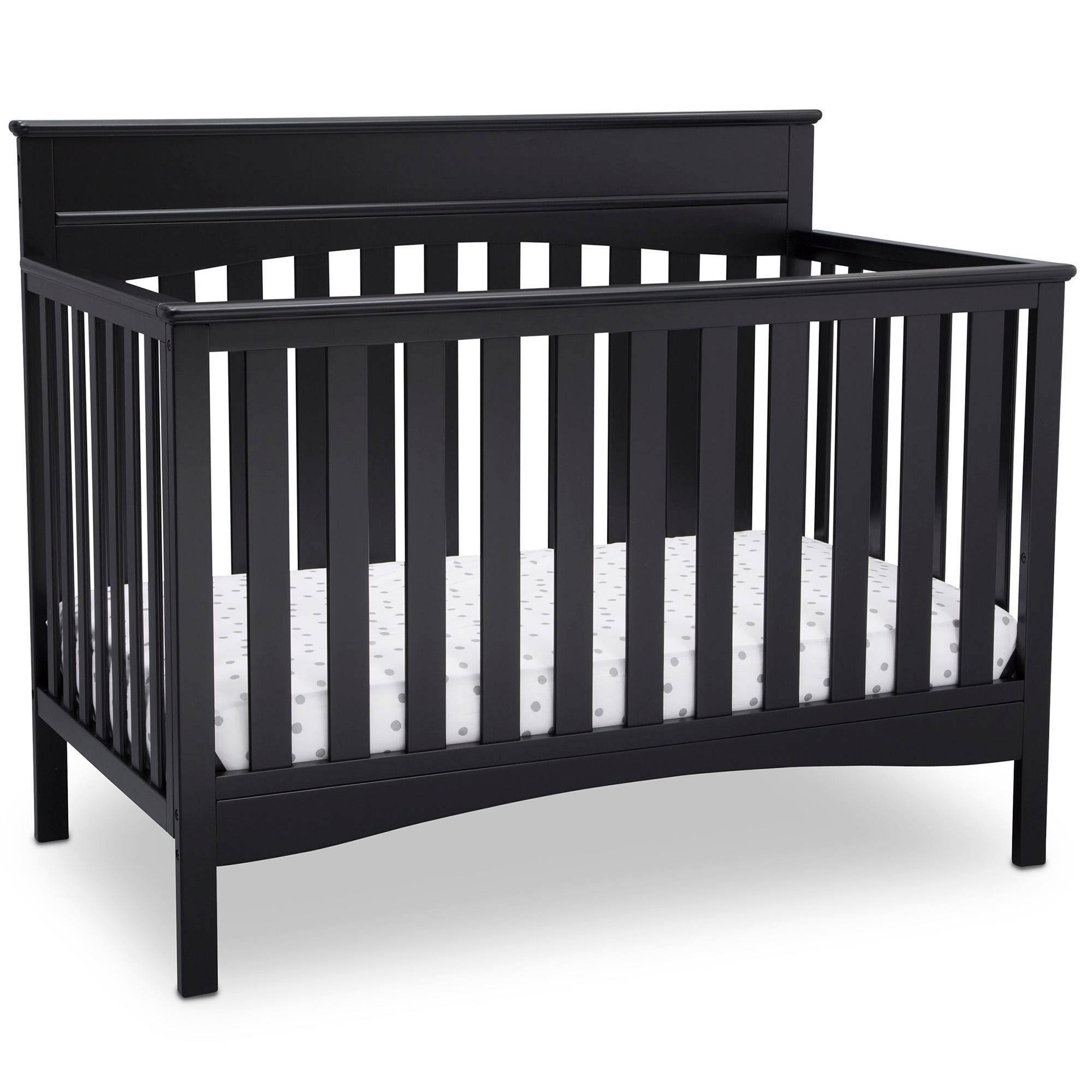 Black 4-in-1 Convertible Crib J8892