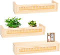 16" Rattan Shelf Set of 3 F158924