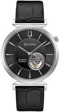 Men's Classic Regatta Slim Automatic Leather Strap Watch H81349
