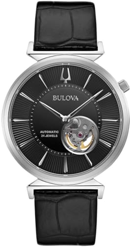 Men's Classic Regatta Slim Automatic Leather Strap Watch H81349