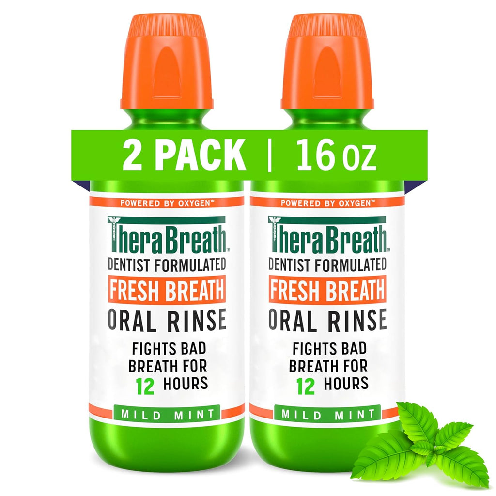 Mild Mint Mouthwash (2pk 16oz) and Mandarin Mint Lozenges (24ct) B970