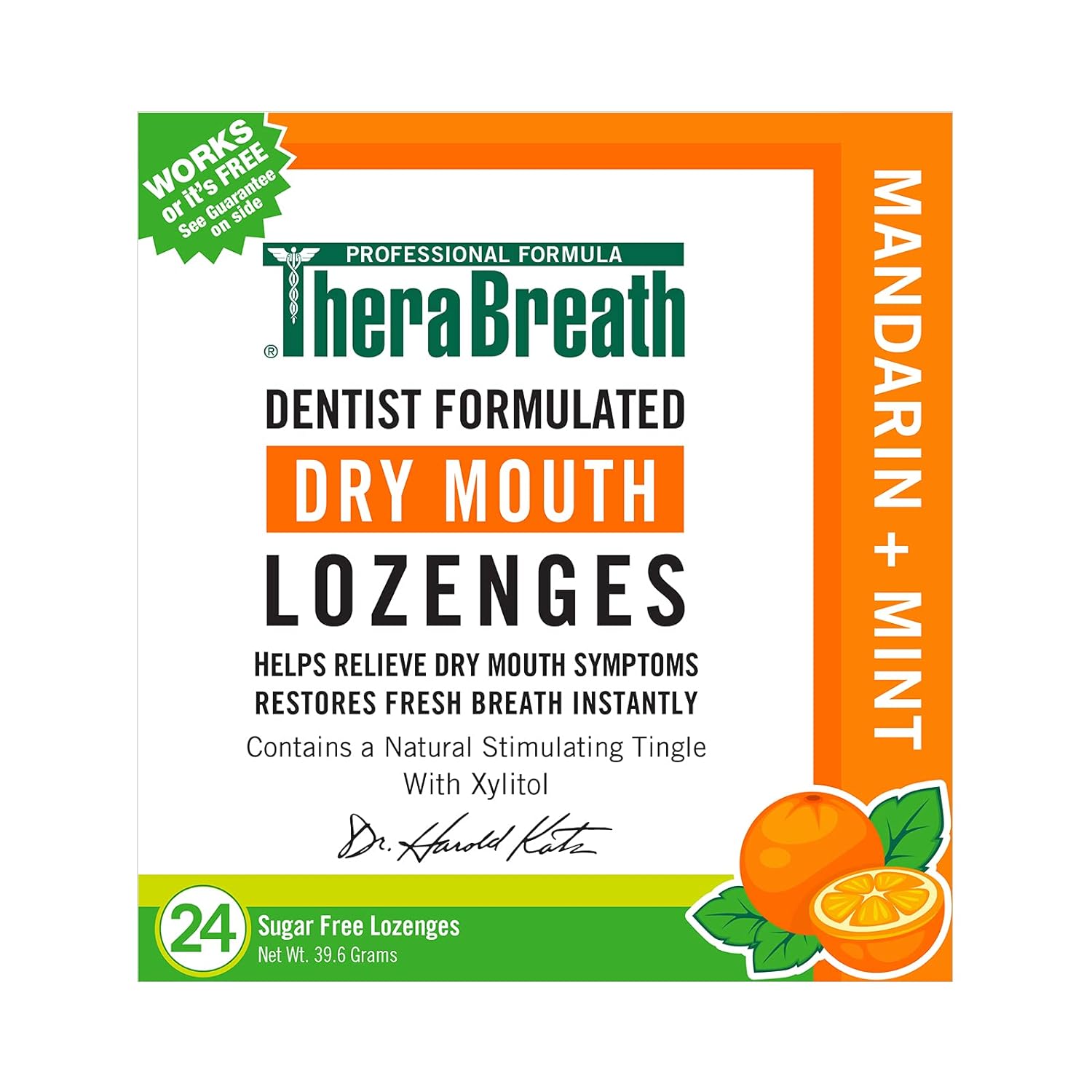 Mild Mint Mouthwash (2pk 16oz) and Mandarin Mint Lozenges (24ct) B970