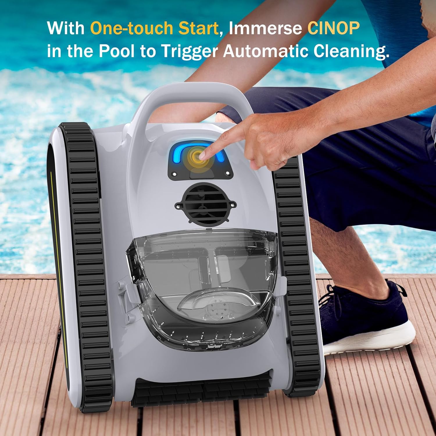 Cordless Robotic Pool Vacuum C133296