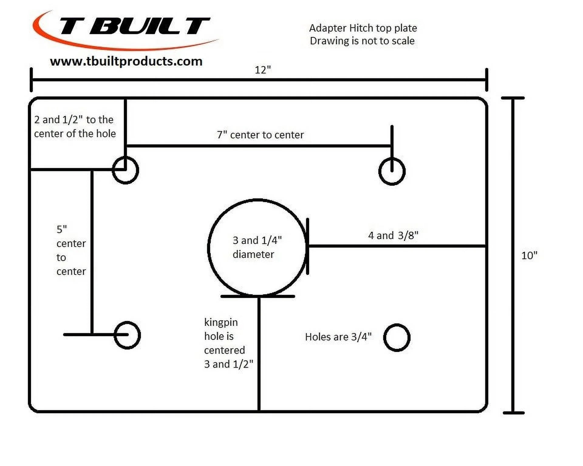 15" Fifth Wheel to Gooseneck Adapter with Self-Latching Coupler Q75768