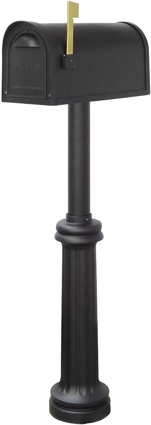 Classic Curbside Mailbox with Locking Insert B332356
