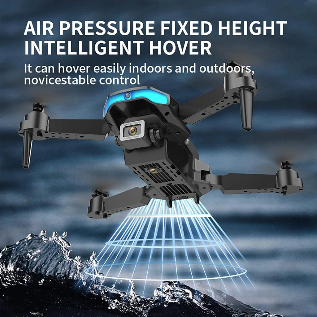 RC Drone 4k HD Wide Angle Camera WIFI FPV Dual Camera Quadcopter Black V411