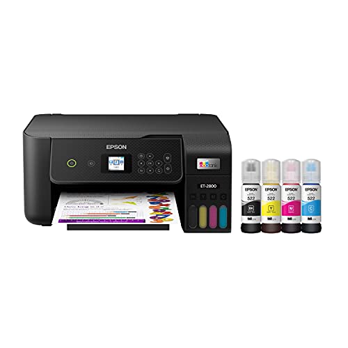 White Wireless Color All-in-One Supertank Printer Z317286